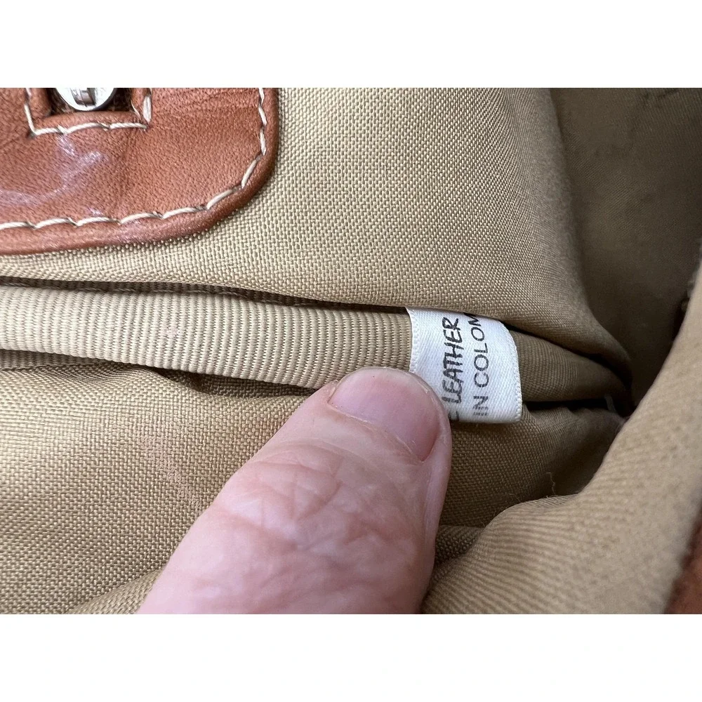 Piel Leather Backpack Purse Women's Tan Handmade in Columbia Genuine Leather